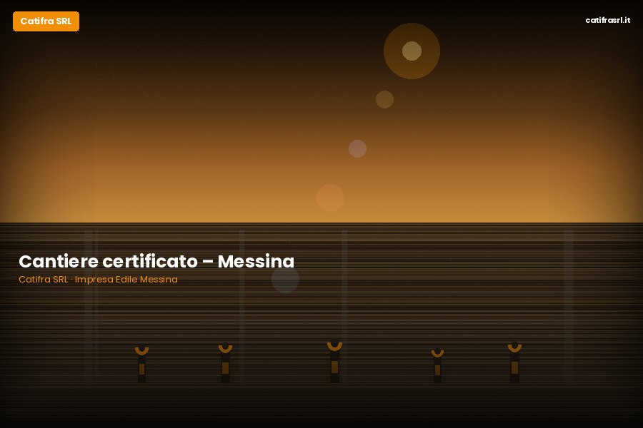 Cantiere certificato – Messina