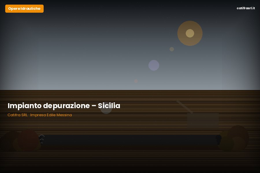 Impianto depurazione – Sicilia