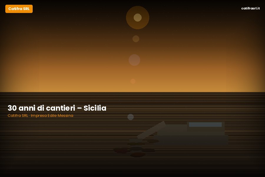 30 anni di cantieri – Sicilia