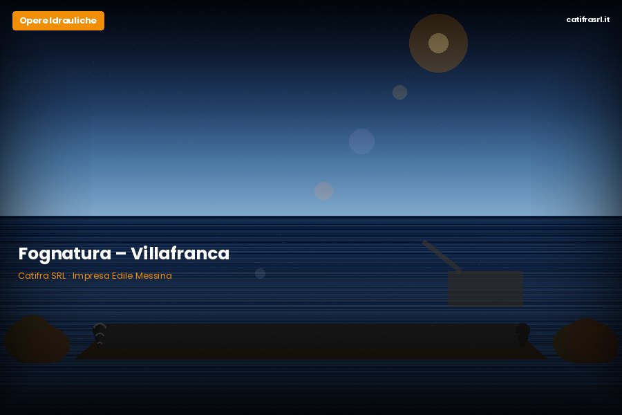 Fognatura separata – Villafranca