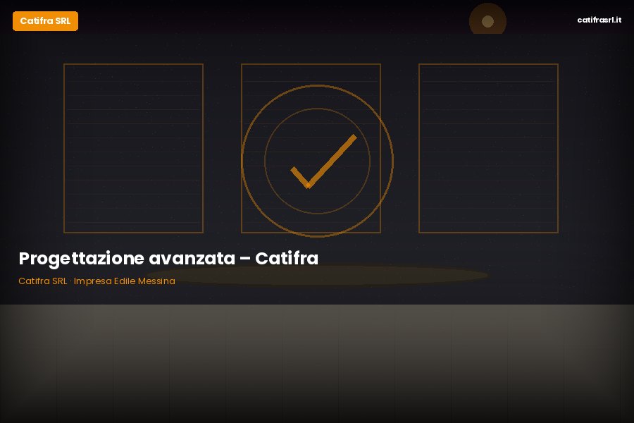 Progettazione avanzata – Catifra