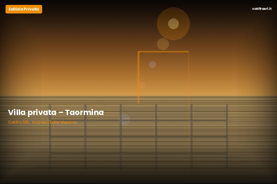 Villa privata – Taormina
