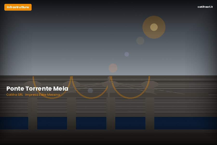 Ponte sul Torrente Mela