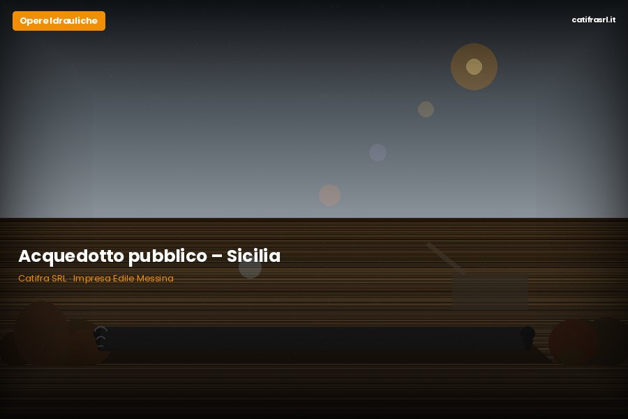 Acquedotto pubblico – Sicilia