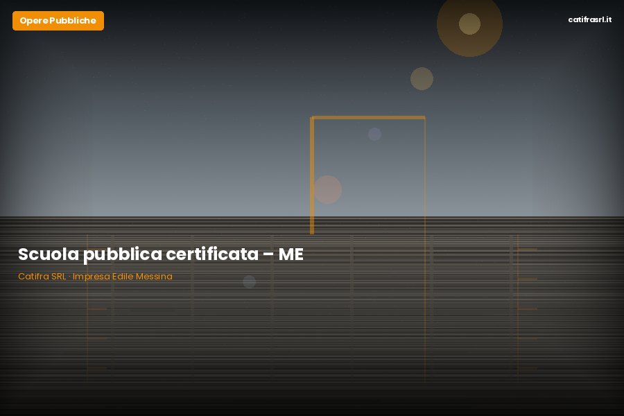 Scuola pubblica certificata – ME