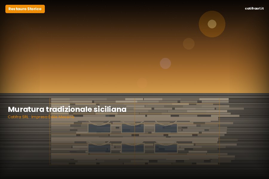 Muratura tradizionale siciliana