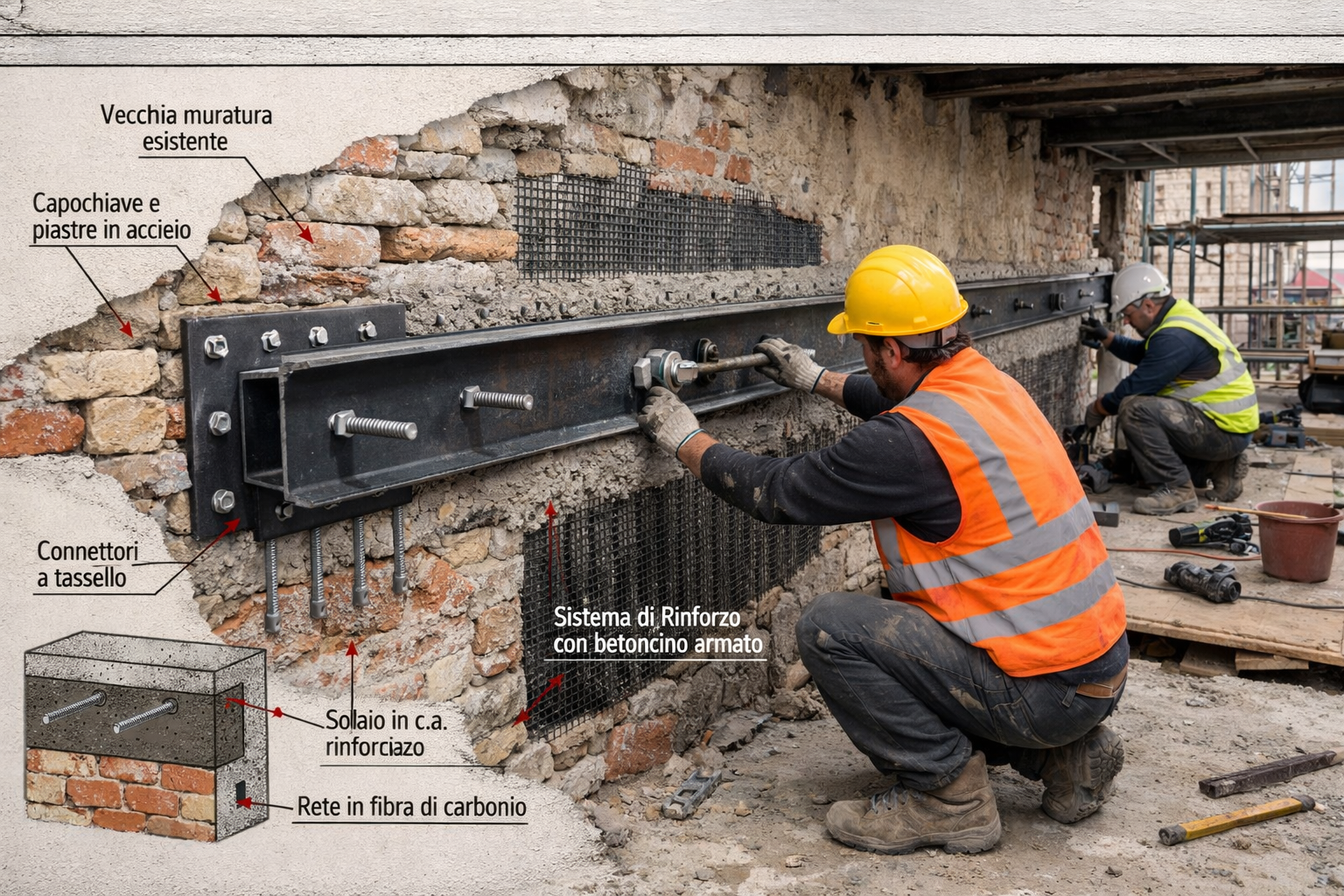 consolidamento del terreno e delle strutture