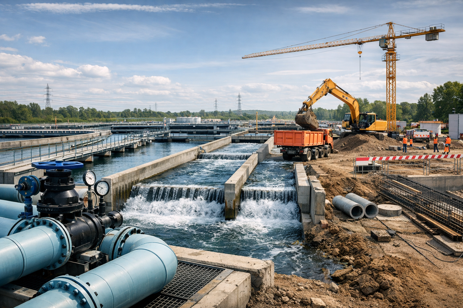 costruzione di impianti di depurazione