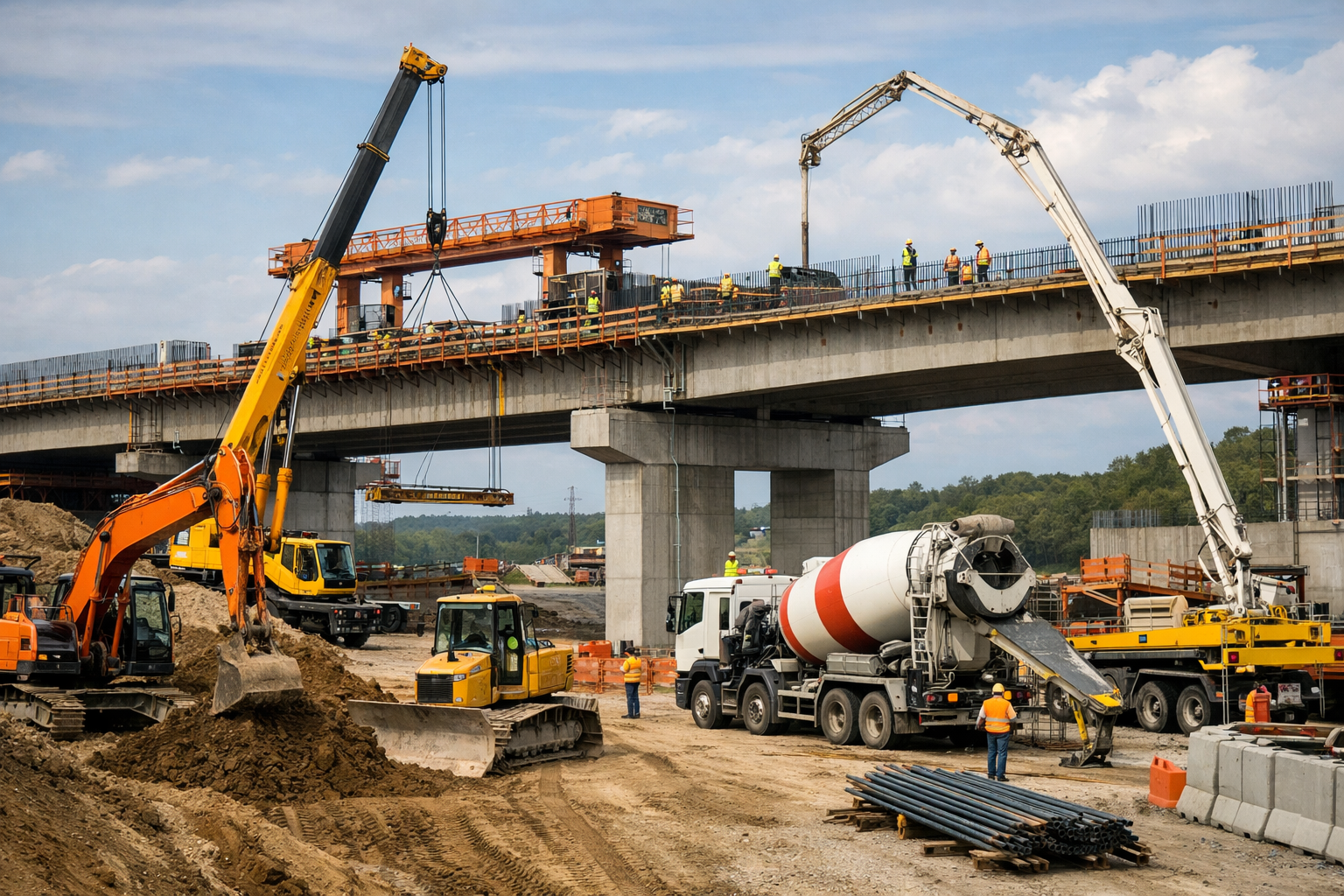 realizzazione di rotatorie e viabilità urbana